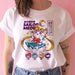 Kpopshop Originals - Funny Sailor Moon Women  Aesthetic 90s T-shirt Tops Tee Short Sleeve - Kpopshop
