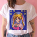 Kpopshop Originals - Funny Sailor Moon Women  Aesthetic 90s T-shirt Tops Tee Short Sleeve - Kpopshop