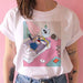 Kpopshop Originals - Funny Sailor Moon Women  Aesthetic 90s T-shirt Tops Tee Short Sleeve - Kpopshop