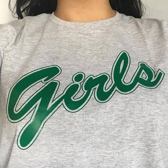 GILS T-SHIRT green txt girl gang shirt bachelorette party shirts 90s women tops tees babygirl tees quote shirt - Kpopshop