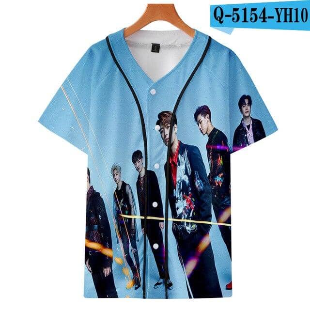 Kpop Newest GOT7 3D Printed Baseball T-shirts Women/Men Fashion Summer Short Sleeve Tshirt 2019 Hot Sale Casual Streetwear Clothes that you'll fall in love with. At an affordable price at KPOPSHOP, We sell a variety of GOT7 3D Printed Baseball T-shirts Women/Men Fashion Summer Short Sleeve Tshirt 2019 Hot Sale Casual Streetwear Clothes with Free Shipping.