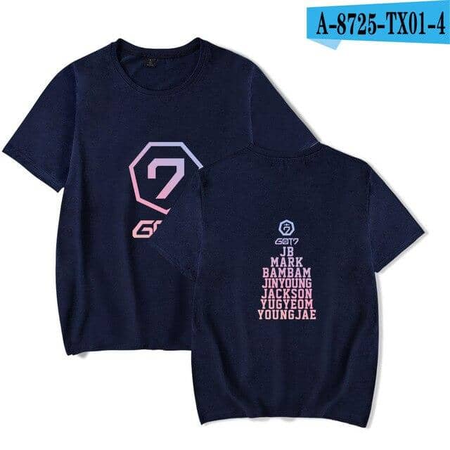 Kpop Newest GOT7 Korean Group Women's Kpop O-Neck Short Sleeves T Shirts Woman/Men's Summer Album Cotton T-shirt Hip Hop Streetwear T-Shirt that you'll fall in love with. At an affordable price at KPOPSHOP, We sell a variety of GOT7 Korean Group Women's Kpop O-Neck Short Sleeves T Shirts Woman/Men's Summer Album Cotton T-shirt Hip Hop Streetwear T-Shirt with Free Shipping.
