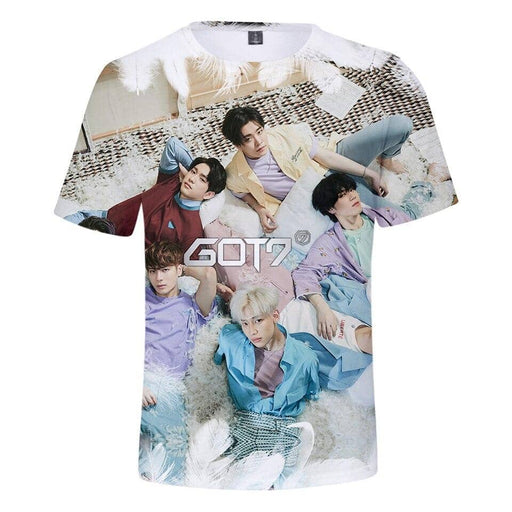 Kpop Newest GOT7 Print Cool Short Sleeve TShirt Women Top Fashion Femele Cotton Clothes JB JinYoung Mark Jackson YoungJae BamBam YuGyeom that you'll fall in love with. At an affordable price at KPOPSHOP, We sell a variety of GOT7 Print Cool Short Sleeve TShirt Women Top Fashion Femele Cotton Clothes JB JinYoung Mark Jackson YoungJae BamBam YuGyeom with Free Shipping.