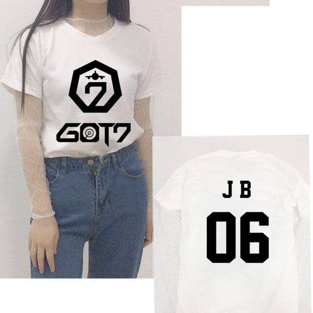 Kpop Newest GOT7 Seoul concert peripheral clothes with the same paragraph short-sleeved T-shirt lace backing girls summer two-piece suit that you'll fall in love with. At an affordable price at KPOPSHOP, We sell a variety of GOT7 Seoul concert peripheral clothes with the same paragraph short-sleeved T-shirt lace backing girls summer two-piece suit with Free Shipping.
