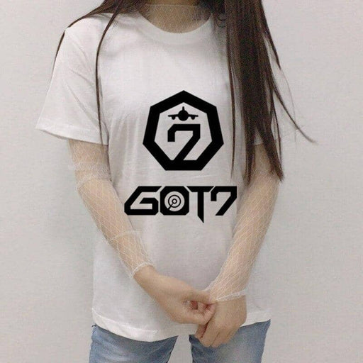 Kpop Newest GOT7 Seoul concert peripheral clothes with the same paragraph short-sleeved T-shirt lace backing girls summer two-piece suit that you'll fall in love with. At an affordable price at KPOPSHOP, We sell a variety of GOT7 Seoul concert peripheral clothes with the same paragraph short-sleeved T-shirt lace backing girls summer two-piece suit with Free Shipping.