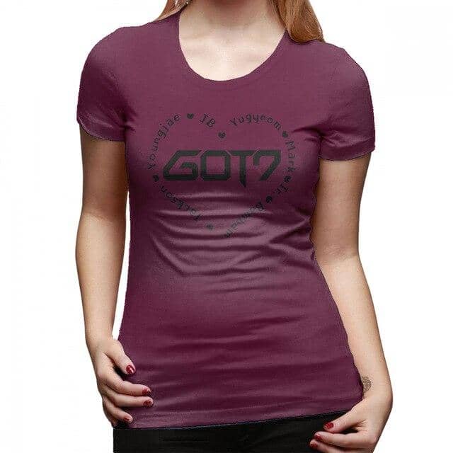 Kpop Newest Got 7 Kpop T-Shirt GOT7 Heart T Shirt Casual O Neck Women tshirt New Fashion Cotton Large Printed Short-Sleeve Ladies Tee Shirt that you'll fall in love with. At an affordable price at KPOPSHOP, We sell a variety of Got 7 Kpop T-Shirt GOT7 Heart T Shirt Casual O Neck Women tshirt New Fashion Cotton Large Printed Short-Sleeve Ladies Tee Shirt with Free Shipping.