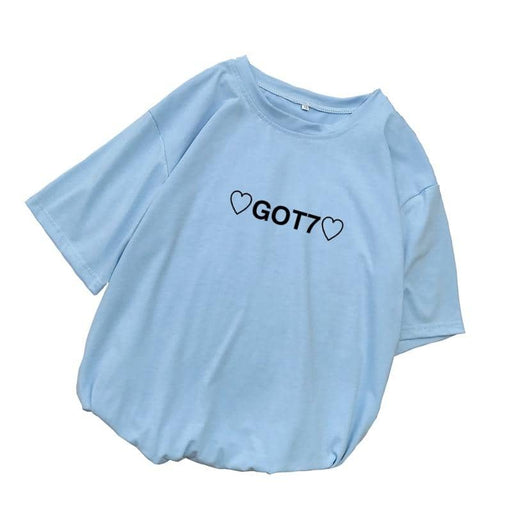 Kpop Newest Got7 Women Tshirt Summer Casual Kawaii Heart Printed T Shirt Korean Hipster Kpop Tops Streetwear Tumblr Harajuku Tee Shirt Femme that you'll fall in love with. At an affordable price at KPOPSHOP, We sell a variety of Got7 Women Tshirt Summer Casual Kawaii Heart Printed T Shirt Korean Hipster Kpop Tops Streetwear Tumblr Harajuku Tee Shirt Femme with Free Shipping.