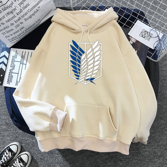 Female/Men Hoodies Japanese Anime Graphic Hoodie Woman Kawaii Naruto One Piece Demon Slayer Attack on Titan