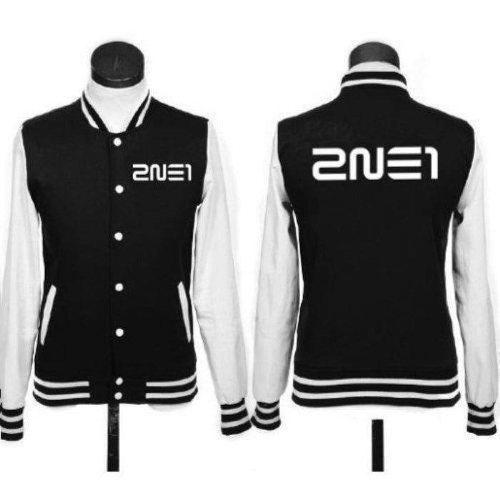 High Quality 2ne1 Logo Coat Jacket Baseball Uniform Team Uniform
