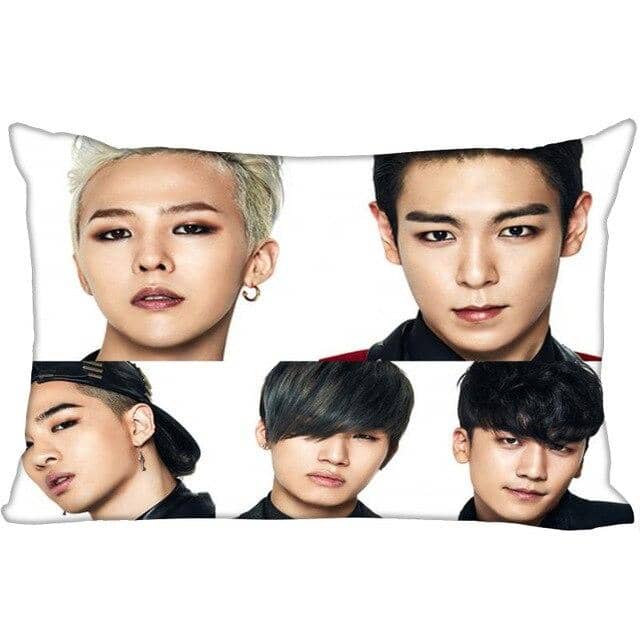Kpop Newest Hot Custom KPOP BIGBANG Rectangular Pillowcase Home Bedroom Living Room Silk Pillowcase Two Sides Printing More Size that you'll fall in love with. At an affordable price at KPOPSHOP, We sell a variety of Hot Custom KPOP BIGBANG Rectangular Pillowcase Home Bedroom Living Room Silk Pillowcase Two Sides Printing More Size with Free Shipping.