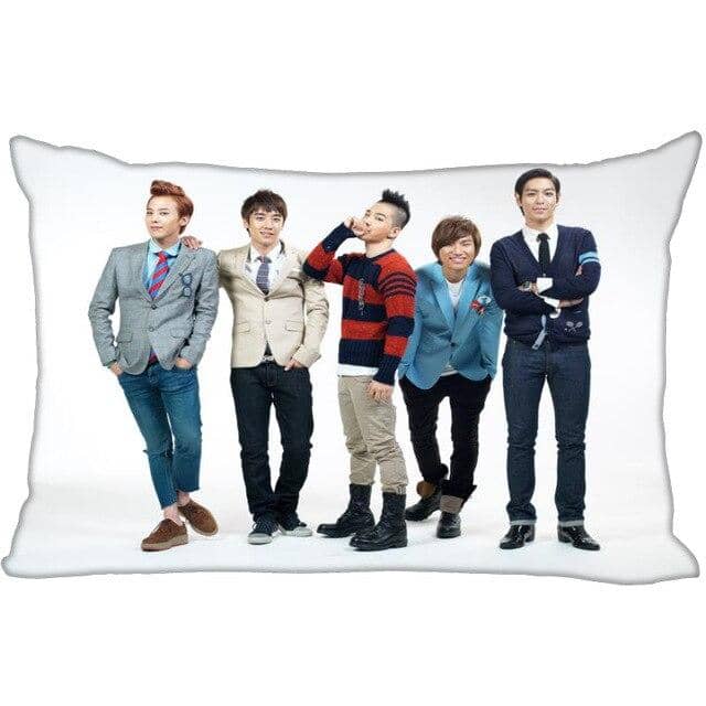 Kpop Newest Hot Custom KPOP BIGBANG Rectangular Pillowcase Home Bedroom Living Room Silk Pillowcase Two Sides Printing More Size that you'll fall in love with. At an affordable price at KPOPSHOP, We sell a variety of Hot Custom KPOP BIGBANG Rectangular Pillowcase Home Bedroom Living Room Silk Pillowcase Two Sides Printing More Size with Free Shipping.