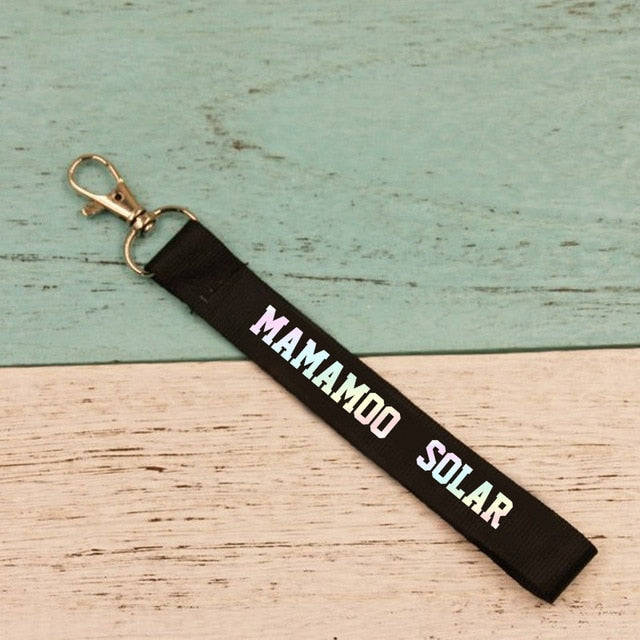 Hot KPOP MAMAMOO Key Chain MAMAMOO Members Name Tag Key Ring