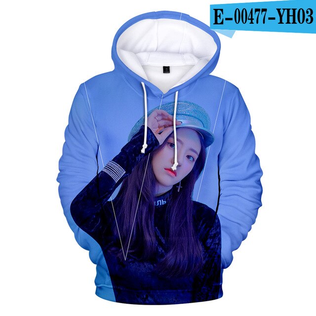 ITZY Hoodies Men/Women Sweatshirt Hooded Male/Female Star ITZY DALLA DALLA Polluvers 3D Hoody  Winter Clothes top