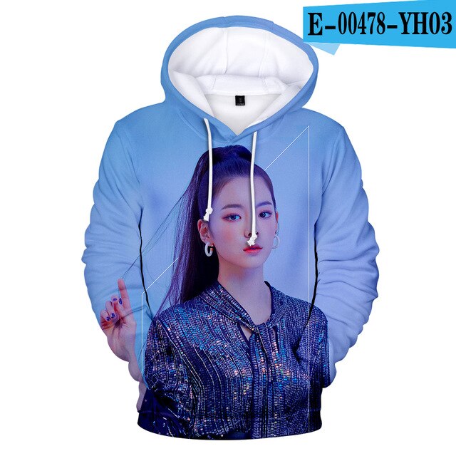 ITZY Hoodies Men/Women Sweatshirt Hooded Male/Female Star ITZY DALLA DALLA Polluvers 3D Hoody  Winter Clothes top