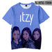 ITZY  3D  T-shirts Girl's  Kpop Kids Children - Kpopshop