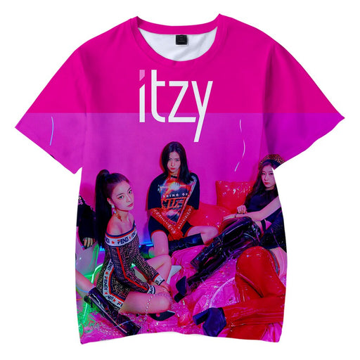 ITZY  3D  T-shirts Girl's  Kpop Kids Children - Kpopshop