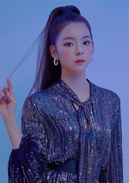 ITZY Kpop Posters Korean Singers White Coated Paper Prints Clear Image Home Decoration