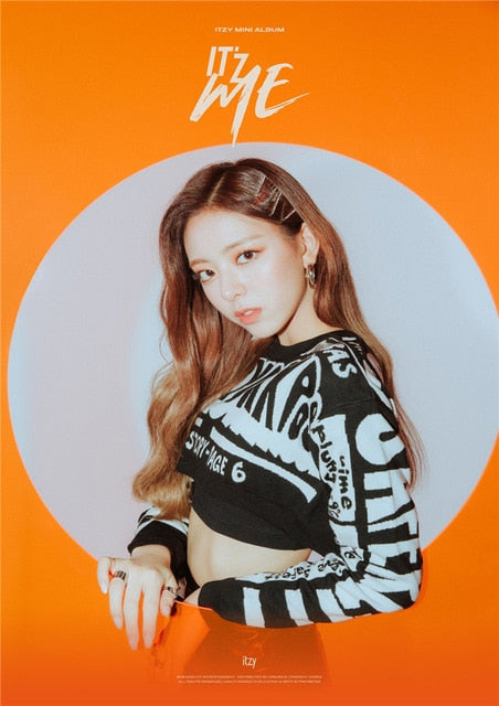 ITZY Kpop WANNABE Posters Korean Singers White Coated Paper Prints Clear Image Home Decoration wall stickers