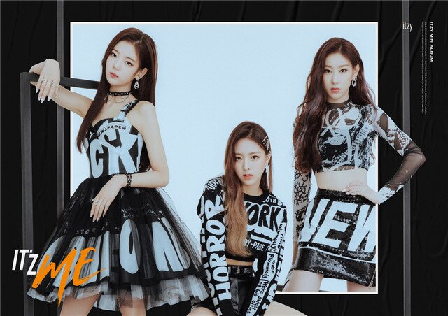 ITZY Kpop WANNABE Posters Korean Singers White Coated Paper Prints Clear Image Home Decoration wall stickers