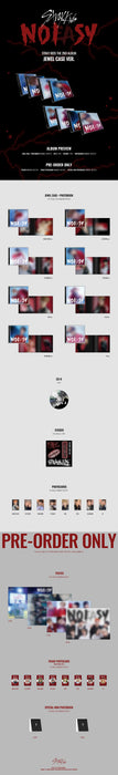 [PRE-ORDER]-Stray Kids - [NOEASY] 2nd Album Jewel Case Version