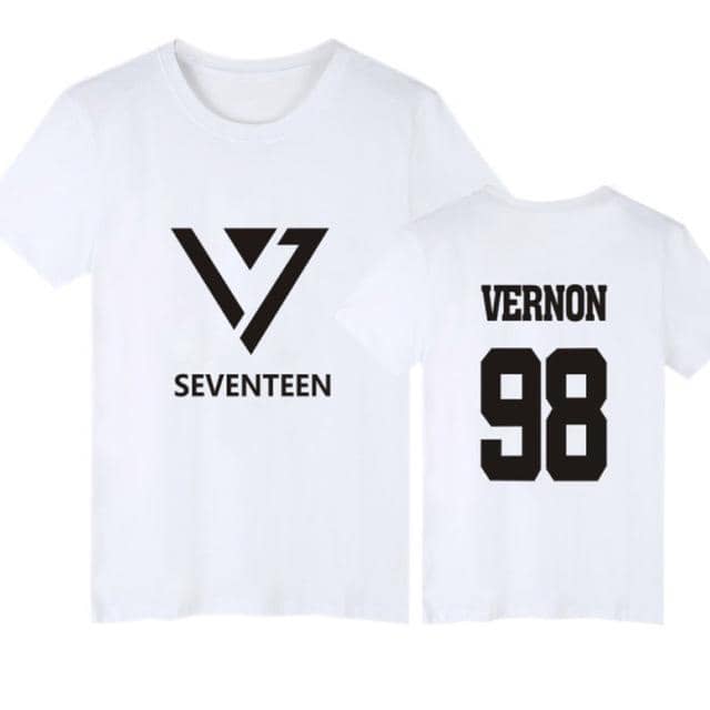 Kpop Newest K POP K-POP KPOP Seventeen T Shirt HOSHI JOSHUA WOOZI VERNON JEONGHAN Streetwear Hip Hop T-Shirt Women Tshirt Couple Clothes 4XL that you'll fall in love with. At an affordable price at KPOPSHOP, We sell a variety of K POP K-POP KPOP Seventeen T Shirt HOSHI JOSHUA WOOZI VERNON JEONGHAN Streetwear Hip Hop T-Shirt Women Tshirt Couple Clothes 4XL with Free Shipping.