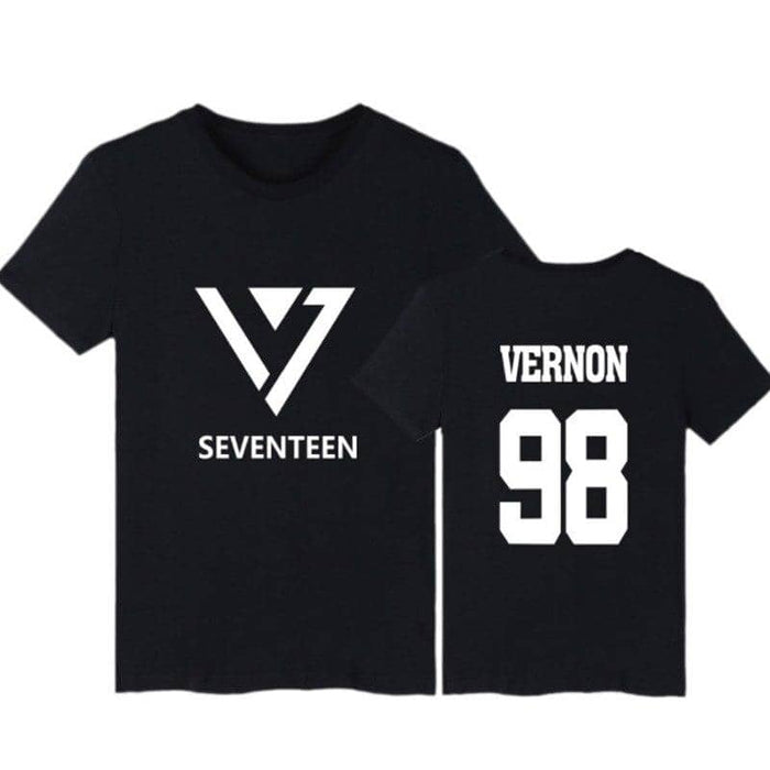 Kpop Newest K POP K-POP KPOP Seventeen T Shirt HOSHI JOSHUA WOOZI VERNON JEONGHAN Streetwear Hip Hop T-Shirt Women Tshirt Couple Clothes 4XL that you'll fall in love with. At an affordable price at KPOPSHOP, We sell a variety of K POP K-POP KPOP Seventeen T Shirt HOSHI JOSHUA WOOZI VERNON JEONGHAN Streetwear Hip Hop T-Shirt Women Tshirt Couple Clothes 4XL with Free Shipping.