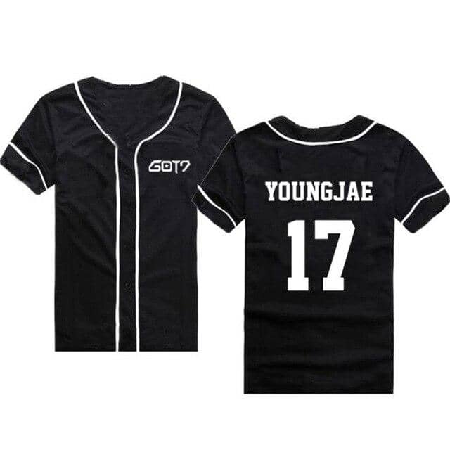 Kpop Newest K POP KPOP GOT7 Harajuku Baseball Shirt GOT 7 BAMBAM JACKSON MARK JB Short Sleeve T Shirt Male Female Tops Tumblr Clothing that you'll fall in love with. At an affordable price at KPOPSHOP, We sell a variety of K POP KPOP GOT7 Harajuku Baseball Shirt GOT 7 BAMBAM JACKSON MARK JB Short Sleeve T Shirt Male Female Tops Tumblr Clothing with Free Shipping.