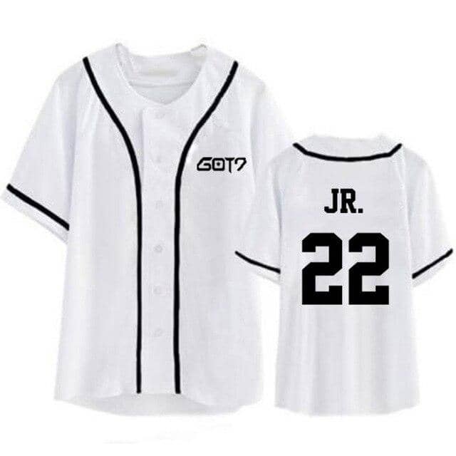 Kpop Newest K POP KPOP GOT7 Harajuku Baseball Shirt GOT 7 BAMBAM JACKSON MARK JB Short Sleeve T Shirt Male Female Tops Tumblr Clothing that you'll fall in love with. At an affordable price at KPOPSHOP, We sell a variety of K POP KPOP GOT7 Harajuku Baseball Shirt GOT 7 BAMBAM JACKSON MARK JB Short Sleeve T Shirt Male Female Tops Tumblr Clothing with Free Shipping.