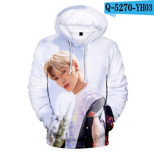 K POP KPOP K-POP ATEEZ Album 3D Printed Women/Men Hoodies Sweatshirts Korean Fashion Long Sleeve Fleece Hooded Jacket Tracksuit