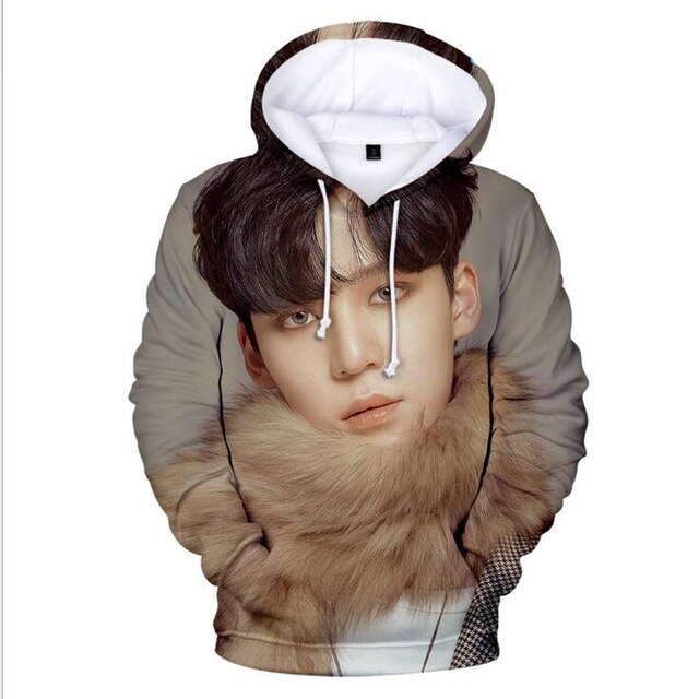 K POP KPOP K-POP ATEEZ Album 3D Printed Women/Men Hoodies Sweatshirts Korean Fashion Long Sleeve Fleece Hooded Jacket Tracksuit