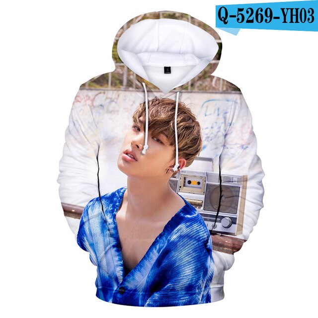 K POP KPOP K-POP ATEEZ Album 3D Printed Women/Men Hoodies Sweatshirts Korean Fashion Long Sleeve Fleece Hooded Jacket Tracksuit