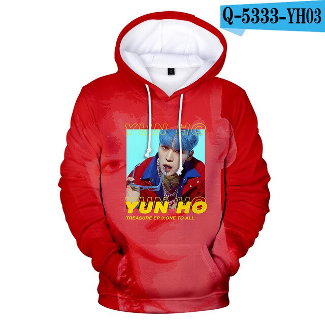 K POP KPOP K-POP ATEEZ Album 3D Printed Women/Men Hoodies Sweatshirts Korean Fashion Long Sleeve Fleece Hooded Jacket Tracksuit