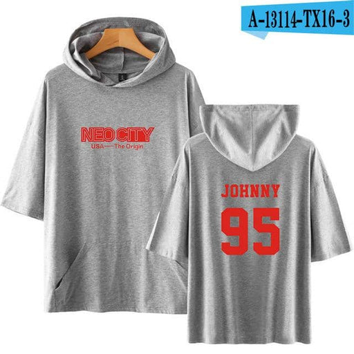 Kpop Newest K-POP KPOP NCT 127 NCT127 USA Concert Same Neo City All Member Name Printed Hooded Short Sleeve T Shirt Women/men Korean Clothes that you'll fall in love with. At an affordable price at KPOPSHOP, We sell a variety of K-POP KPOP NCT 127 NCT127 USA Concert Same Neo City All Member Name Printed Hooded Short Sleeve T Shirt Women/men Korean Clothes with Free Shipping.