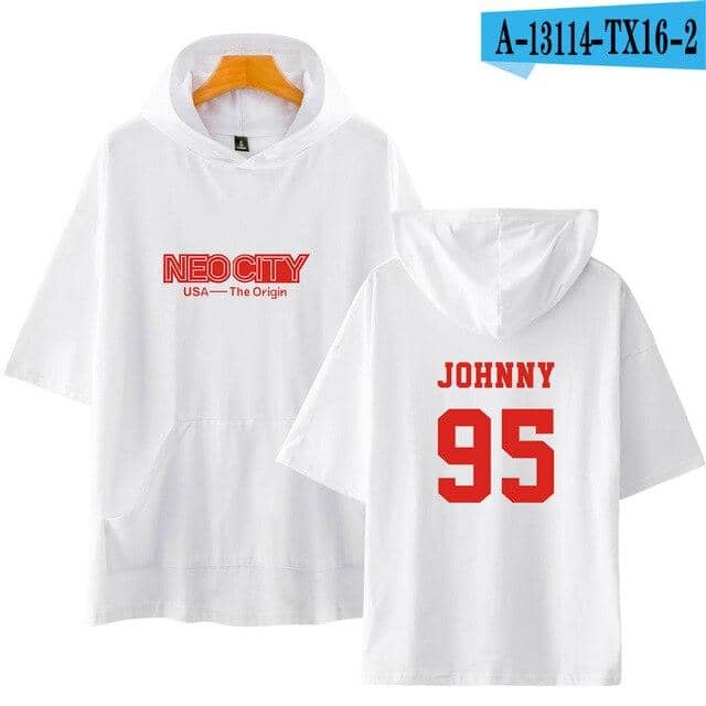 Kpop Newest K-POP KPOP NCT 127 NCT127 USA Concert Same Neo City All Member Name Printed Hooded Short Sleeve T Shirt Women/men Korean Clothes that you'll fall in love with. At an affordable price at KPOPSHOP, We sell a variety of K-POP KPOP NCT 127 NCT127 USA Concert Same Neo City All Member Name Printed Hooded Short Sleeve T Shirt Women/men Korean Clothes with Free Shipping.