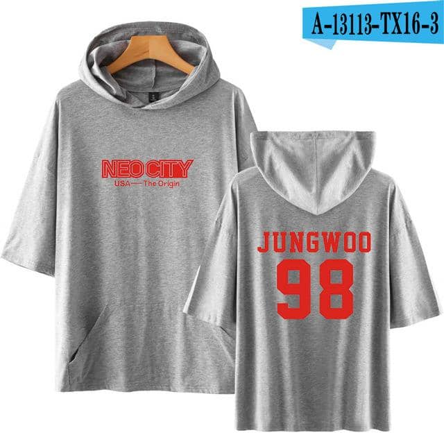 Kpop Newest K-POP KPOP NCT 127 NCT127 USA Concert Same Neo City All Member Name Printed Hooded Short Sleeve T Shirt Women/men Korean Clothes that you'll fall in love with. At an affordable price at KPOPSHOP, We sell a variety of K-POP KPOP NCT 127 NCT127 USA Concert Same Neo City All Member Name Printed Hooded Short Sleeve T Shirt Women/men Korean Clothes with Free Shipping.
