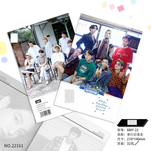 K Pop Bangtan Boys 2020 New Album Summer Members 32 Pages Notebook Copybook Diary Kpop New Album Education & Office Supplies