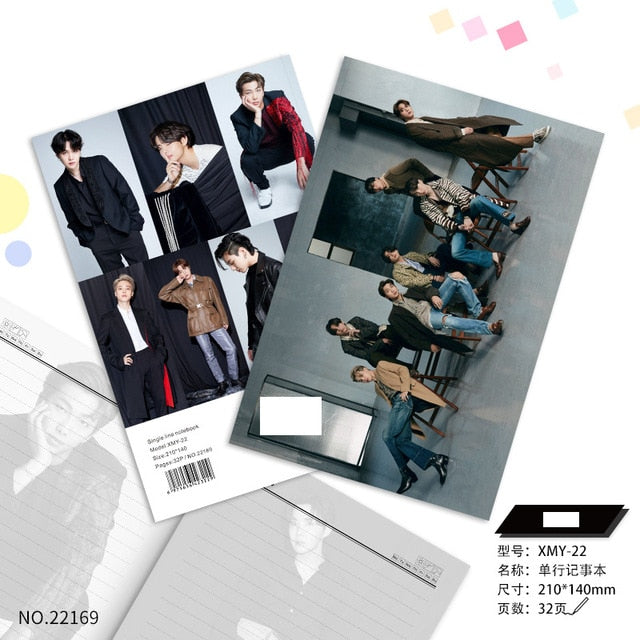 K Pop Bangtan Boys 2020 New Album Summer Members 32 Pages Notebook Copybook Diary Kpop New Album Education & Office Supplies