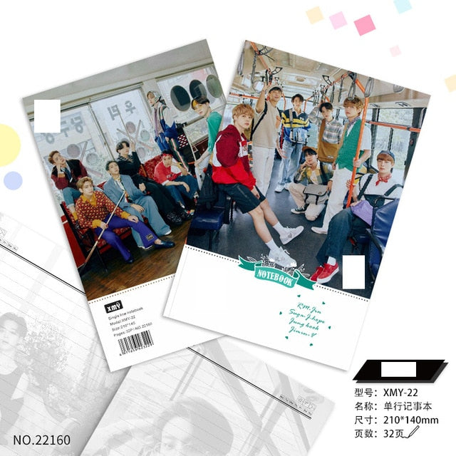 K Pop Bangtan Boys 2020 New Album Summer Members 32 Pages Notebook Copybook Diary Kpop New Album Education & Office Supplies