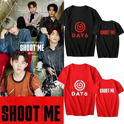 Kpop Newest K-pop DAY6 Album <Shoot Me : Youth Part 1> Supporting Tshirt Kpop DAY6 Short Sleeve T-shirt Summer Cotton Tops Fans Collection that you'll fall in love with. At an affordable price at KPOPSHOP, We sell a variety of K-pop DAY6 Album <Shoot Me : Youth Part 1> Supporting Tshirt Kpop DAY6 Short Sleeve T-shirt Summer Cotton Tops Fans Collection with Free Shipping.