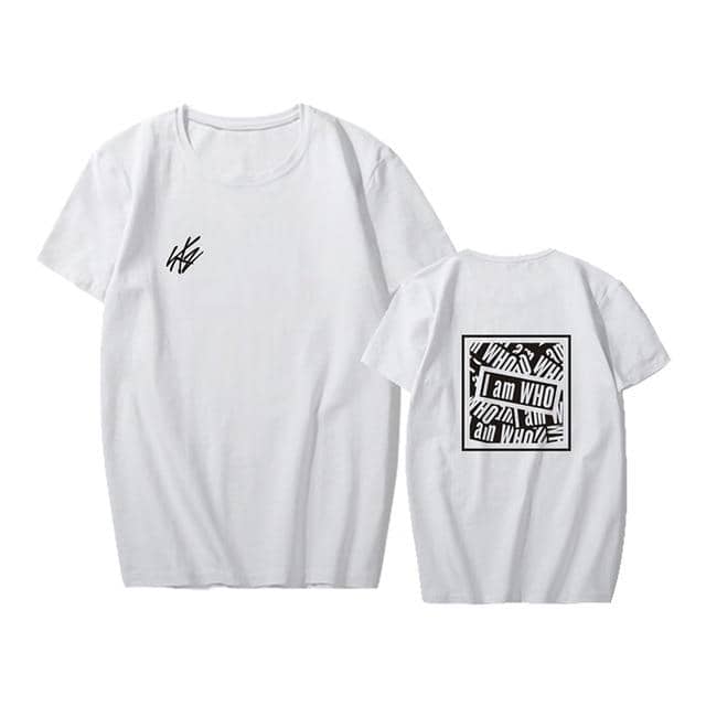 Kpop Newest K-pop Stray Kids Album <I am WHO> Concert Supporting Tshirt Stray Kids Summer Short Sleeve T-shirts Cotton Tops Fans Collection that you'll fall in love with. At an affordable price at KPOPSHOP, We sell a variety of K-pop Stray Kids Album <I am WHO> Concert Supporting Tshirt Stray Kids Summer Short Sleeve T-shirts Cotton Tops Fans Collection with Free Shipping.