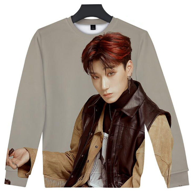 KPOP ATEEZ 3D Women/Men O-neck  Sweatshirt tshirts Trendy - Kpopshop
