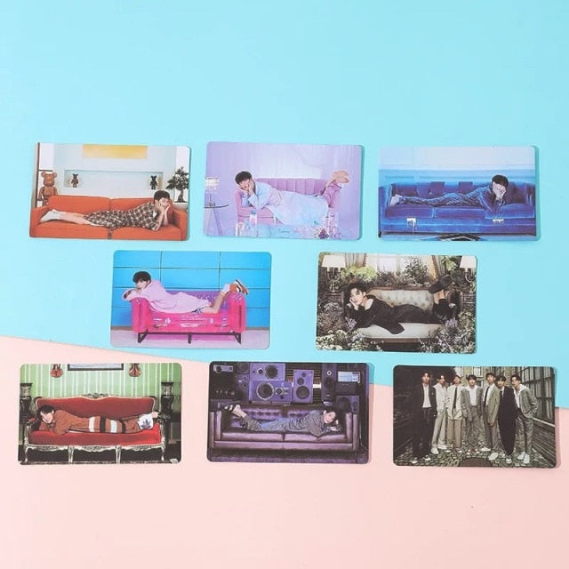 KPOP Bangtan Boys New Album Lomo Card Poster  BE M2U 2021 Winter Package Flowers FLO PhotoCard JK V JIMIN SUGA