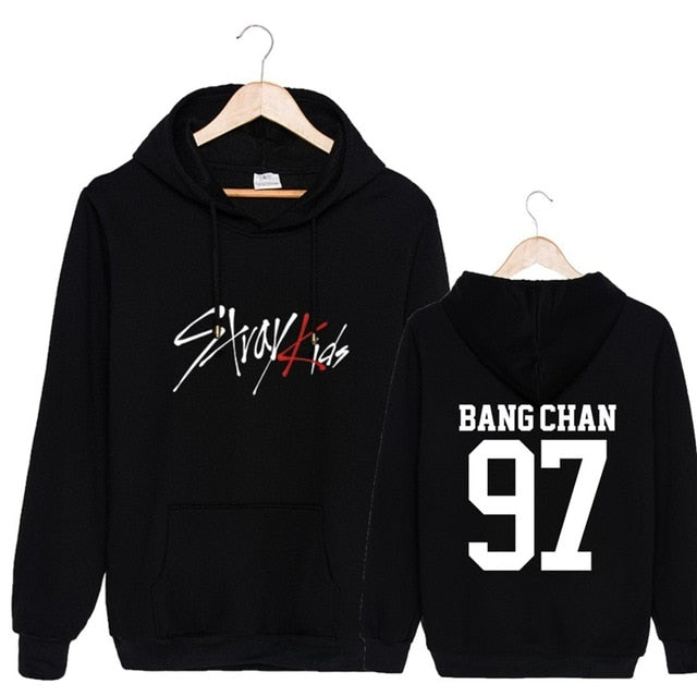 KPOP  StrayKids Unisex Sweatshirt Hoodie Pullover sweatshirts WOOJIN BANG CHAN for man and woman
