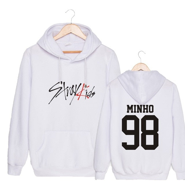 KPOP  StrayKids Unisex Sweatshirt Hoodie Pullover sweatshirts WOOJIN BANG CHAN for man and woman