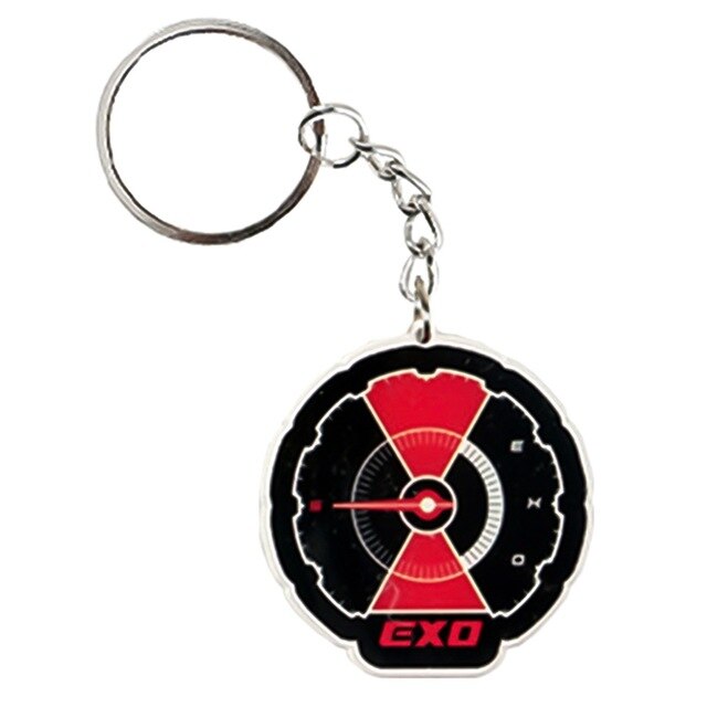 KPOP EXO Keychain 5th Album Don't Mess Up My Tempo Chains Keyring Accessories Acrylic Key Ring Jewelry Gift for Women Men
