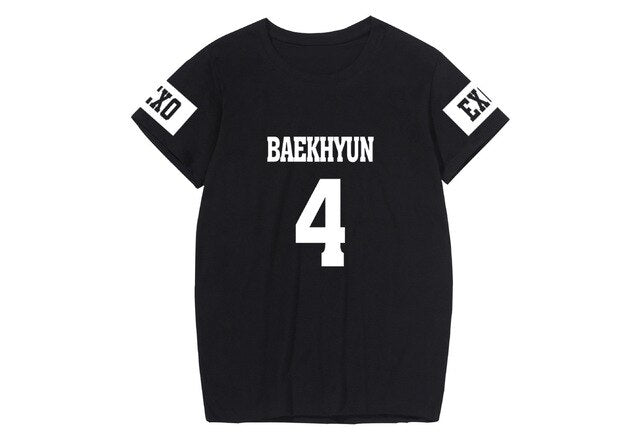 KPOP EXO T Shirt Women Short Sleeve 2020 New Style Summer Clothes Tee Shirt Femme Oversized