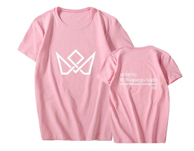 KPOP GFRIEND 3rd Album Walpurgis Night Support T-shirt  Short Sleeve