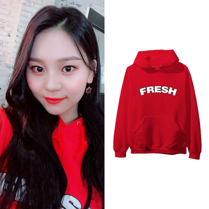 KPOP GFriend Um Ji Kim Ye Won Hoodie Women Sweatshirt Jumper Pullover long sleeve fashion