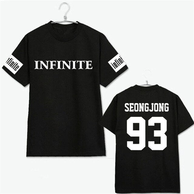 KPOP INFINITE H F Toheart Album Shirts K-POP Casual Cotton Tshirt T Shirt Short Sleeve Tops T-shirt - Kpopshop