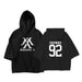KPOP Korean MONSTA X I.M WONHO MINHYUK Loose Three Quarter Pullovers Hoode new Fans - Kpopshop